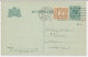 Briefkaart G. 90 A I / Bijfrankering Rotterdam - Maasland 1919 - Ganzsachen