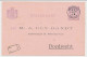 Briefkaart G. 23 Particulier Bedrukt Westmaas - Dordrecht 1893 - Ganzsachen