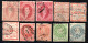 3222.1858-1867 10 CLASSIC STAMPS LOT, FEW FAULTS - Collezioni & Lotti