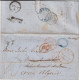 1853 - CURSIVE MERS EL KEBIR (MAL FRAPPEE) SUR LETTRE DE LIVERPOOL (ANGLETERRE) => ALGERIE ! - 1849-1876: Période Classique