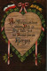 CPA  Allemande   Coeur Et 2 Drapeaux   HERZEN - Other & Unclassified