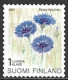 Finland 2001. Scott #1131 (U) Blue Cornflowers - Gebraucht