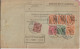 REICH - 1898 - AFFRANCHISSEMENT Avec 5x 25Pf  (RARE) ! + 2x 50 Pf .. Sur CARTE COLIS POSTAUX De KÖLN => MONTREUX (SUISSE - Lettres & Documents