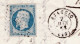 20 CORSE AJACCIO LAC TAD 15 Du 07/06/1853 PC 36 Sur N°10 Bien Margé TTB - 1852 Louis-Napoleon