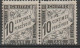 FRANCE TAXE PAIRE DE N° 15 NEUF**TB - 1859-1959 Neufs