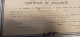 DIPLOME EDUCATION - CERTIFICAT D'ETUDES Commerciales Supérieures 1944 De Melle DIAMAND Née En 1927 à Paris. WW2 Guerre - Diploma's En Schoolrapporten