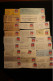 FRANCE LOT DE 110 FLAMMES Sur Fragment Avec N°1354B BLASON PARIS - Mechanical Postmarks (Advertisement)