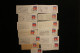 FRANCE LOT DE 110 FLAMMES Sur Fragment Avec N°1354B BLASON PARIS - Mechanical Postmarks (Advertisement)