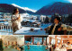 12894797 Davos Dorf GR Derby Hotel Lobby Hallenbad Restaurant  Davos - Autres & Non Classés