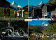 12858327 Zermatt VS Trachtenfamilie Teilansicht Matterhorn Brunnen Zermatt - Other & Unclassified