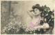 Delcampe - DESTOCKAGE Avant Fermeture  Boutique BON LOT 100 CPA FANTAISIE  JEUNES  FEMMES (dont Series)  (toutes Scannées ) - 100 - 499 Cartoline