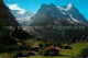 12790517 Grindelwald Mit Fiescherwand Und Eiger Grindelwald - Autres & Non Classés