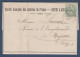 5c Blanc Perforé A F A Sur Lettre Aciéries De France Régie D' Aubin - Lettres & Documents