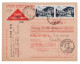France N° 976 X 2 Sur Carte Postale CCP Moulins Les Metz 20/11/1954 TTB - 1921-1960: Modern Period