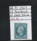 FRANCE CLASSIQUE.NAPOLEON- N°14 A- PC 2563 - LA POUTROYE (66) HAUT-RHIN - REF MS +VARIÉTÉ -idéal Planchage - 1853-1860 Napoléon III.