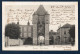 77. Moret-sur-Loing. Porte De Samois ( Ou Porte De Paris, XVème Siècle) En Direction De Fontainebleau. 1903 - Moret Sur Loing