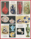 Art Populaire. Arts Populaires. Epi De Faitage, Imprimerie Populaire, Coq De Clocher ... Porcelaine .... Larousse 1960. - Historische Dokumente