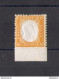 1862 Regno D'Italia, N. 4pb - 80 Cent Giallo Arancio Con Bordo Integrale Di Foglio In Bassso E Spazio Tipografico Vertic - Sonstige & Ohne Zuordnung