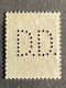 FRANCE D N° 283 1937/41 D.D. 33 Indice 3 Type Paix Perforé Perforés Perfins Perfin Superbe  !! - Autres & Non Classés