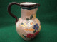 Vase Pot Pichet à Décor Floral - Céramique Massier à Vallauris - Hauteur 17 Cm - Autres & Non Classés