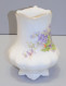 -JOLI ANCIEN POT A LAIT CREMIER PORCELAINE  Décor De Violettes Collection    E - Other & Unclassified