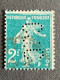 FRANCE C N° 278 Semeuse C.D.C 77 Indice 4 Perforé Perforés Perfins Perfin !! - Andere & Zonder Classificatie