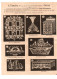 Delcampe - RARISIME; ALBUM DE CROQUIS DE DECOUPURE De MARQUETERIE Maison A. TIERSOT PARIS Début Années 1900 + 2 Publicitées - 1900 – 1949