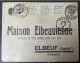 Maroc Lettre Commerciale 1913 Affranch. Mixte Type Blanc Et Postes Chérifiennes De Tanger Pour Elbeuf - Lokalausgaben