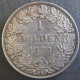 Allemagne. Wurtemberg 1 Gulden 1838 Wilhelm I , En Argent , KM# 574 - Taler & Doppeltaler