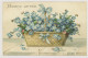 Delcampe - Lot De 16 Cartes De Voeux, Début 1900 - Gaufrées, Celluloïde - Fleurs, Muguet, Hirondelles, Brouette, Roses, Marie - Neujahr