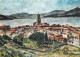 Art - Peinture - André Dunoyer De Segonzac - Saint-Tropez Vu De La Citadelle Vers 1 950 - CPM - Carte Neuve - Voir Scans - Peintures & Tableaux