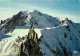 74 - Chamonix - Mont-Blanc - Traversée Midi - Plan - Le Mont-Blanc - Aiguille Du Midi - Aiguille Du Plan - Vue Aérienne  - Chamonix-Mont-Blanc