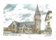 56 - Plumeliau - Eglise - Illustration De Yves Ducourtioux - Art Peinture - CPM - Voir Scans Recto-Verso - Other & Unclassified