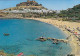 AK 211611 GREECE - Rhodes - The Shore Of Lindos With The Acropolis - Grèce