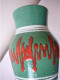 Delcampe - Vase West Germany - Scheurich - Vert Rouge Et Blanc - Autres & Non Classés