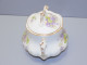 Delcampe - -JOLI ANCIEN POT SUCRIER PORCELAINE  Décor De Violettes Collection       E - Andere & Zonder Classificatie