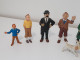 Lot De 7 Figurines Tintin Et Milou Tournesol Dupont Bully Bullyland Esso Et Lu - Tintin