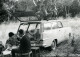 60s ORIGINAL AMATEUR PHOTO FOTO P2 OPEL REKORD CARAVAN OLDTIMER PICNIC MOZAMBIQUE MOÇAMBIQUE AFRICA  AFRIQUE AT112 - Automobiles