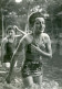 40s ORIGINAL AMATEUR PHOTO FOTO BIKINI GIRL WOMAN FEMME RIVER COLD BATH  AT47 - Anonymous Persons