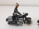 Lot De 3 Moto Motard De La Gendarmerie Police Tour De France Minialuxe Cofalu Aludo Plastique - Jouets Anciens