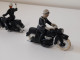 Delcampe - Lot De 3 Moto Motard De La Gendarmerie Police Tour De France Minialuxe Cofalu Aludo Plastique - Jugetes Antiguos