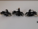 Delcampe - Lot De 3 Moto Motard De La Gendarmerie Police Tour De France Minialuxe Cofalu Aludo Plastique - Jouets Anciens