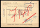 851 + 924 (3x) + 925 + 926 Expresskaart Gestempeld (telegraaf) LIEGE GUILL - 1953-1972 Anteojos