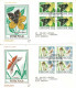 Faroe Islands 1993 Faroese Butterflies; Set Of 4 In Block Of 4 On FDC (Populær Filateli). - Vlinders
