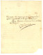 Document Année 1829 Du Sous Préfet De FONTENAY LE COMTE Pour M. LEM DECHEZEAU Propriétaire à LA FLOTTE ILE DE RE 17 - Documents Historiques