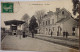 CPA Circulée 1935 , Aubigné (Sarthe) - La Gare   (52) - Andere & Zonder Classificatie