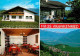 72771066 Tisens Merano Suedtirol Haus Frankenried Gaststube Garten Panorama Tise - Sonstige & Ohne Zuordnung