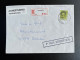 NETHERLANDS 1989 REGISTERED LETTER BIERVLIET TO AMSTERDAM 10-10-1989 NEDERLAND AANGETEKEND - Cartas & Documentos