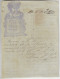 Brazil 1884 Receipt From Dressmaker Idalina Francisca Da Cunha Issued In Campos Tax Stamp Emperor Pedro II 200 Réis - Brieven En Documenten