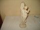 O20 / Statue Vierge à L'enfant  En Résine - ( Avec Poudre De Marbre ?? ) - H: 30 Cm - 1,6 Kg - TBE - Art Religieux